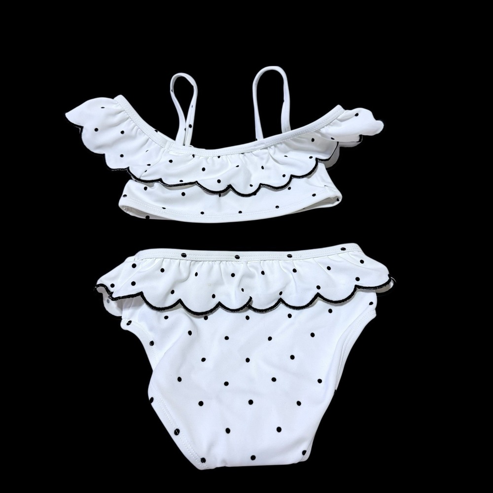 Toddler Girl‎ Janie And Jack 18-24mo Polka dot Ruffled Bikini Nwt